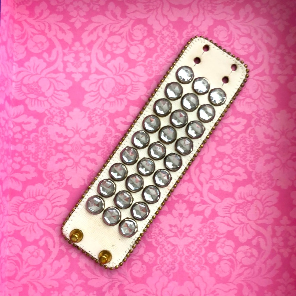 Betsey Johnson gem studded cuff